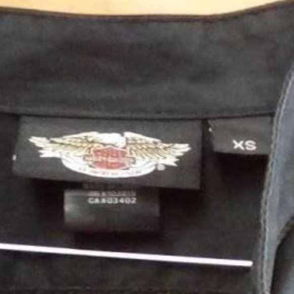 Vintage Harley Davidson Bomber-Style Cotton Shirt/ Jacket American Original RARE - Picture 6 of 7